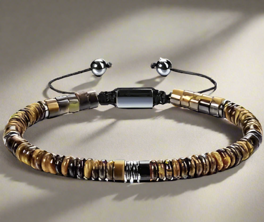 Bracelet of Courage and Protection - Natural Tiger Eye - SKY Gemstones
