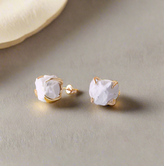Cercei  Howlite Natural - SKY Gemstones