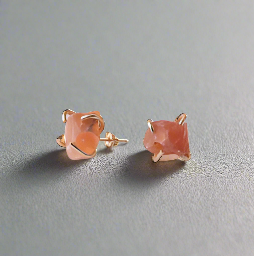 Red Aura – Cercei Agat Roșu pentru Eleganță și Energie | SKY Gemstones
