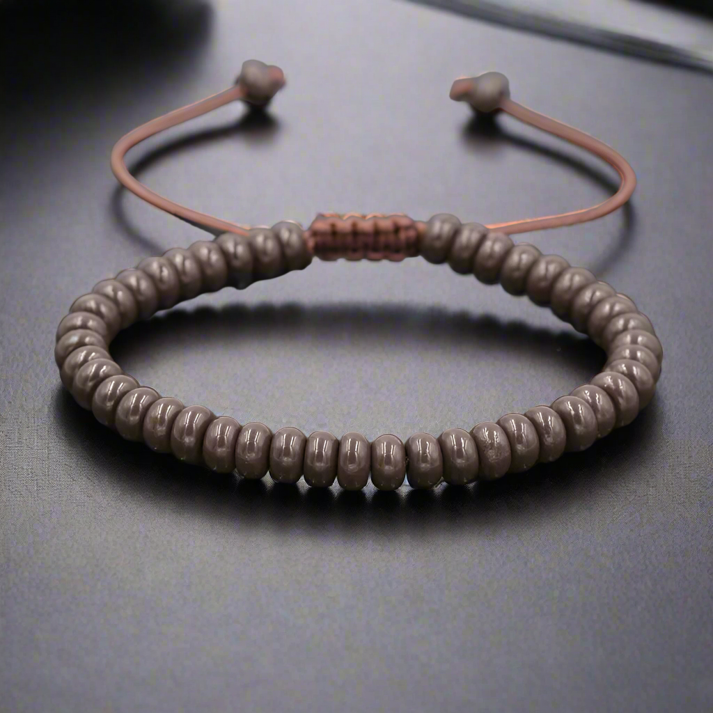 Bracelet Coconut Wood-Sky Gemstones