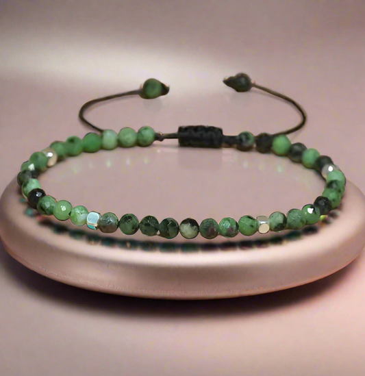 Green Balance – Brățară Epidot 4mm pentru Armonie și Energie | SKY Gemstones