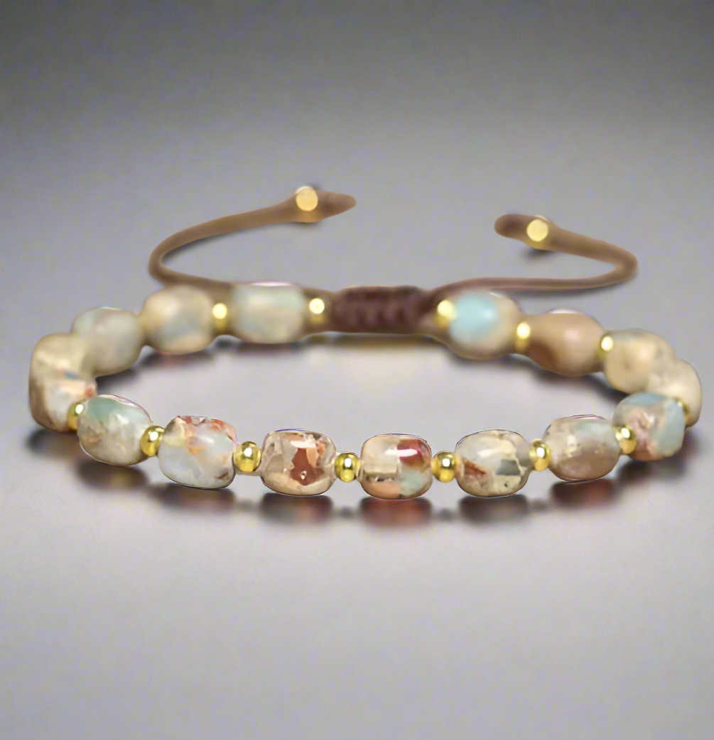 Brățară Clarity -Jasp Imperial – Stabilitate și Eleganță  SKY Gemstones